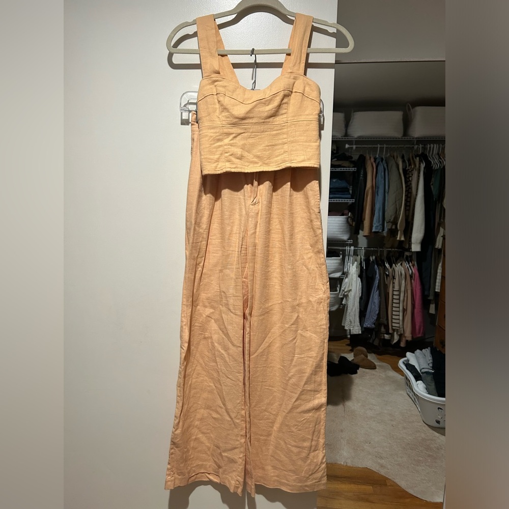 Peach tank and pants set